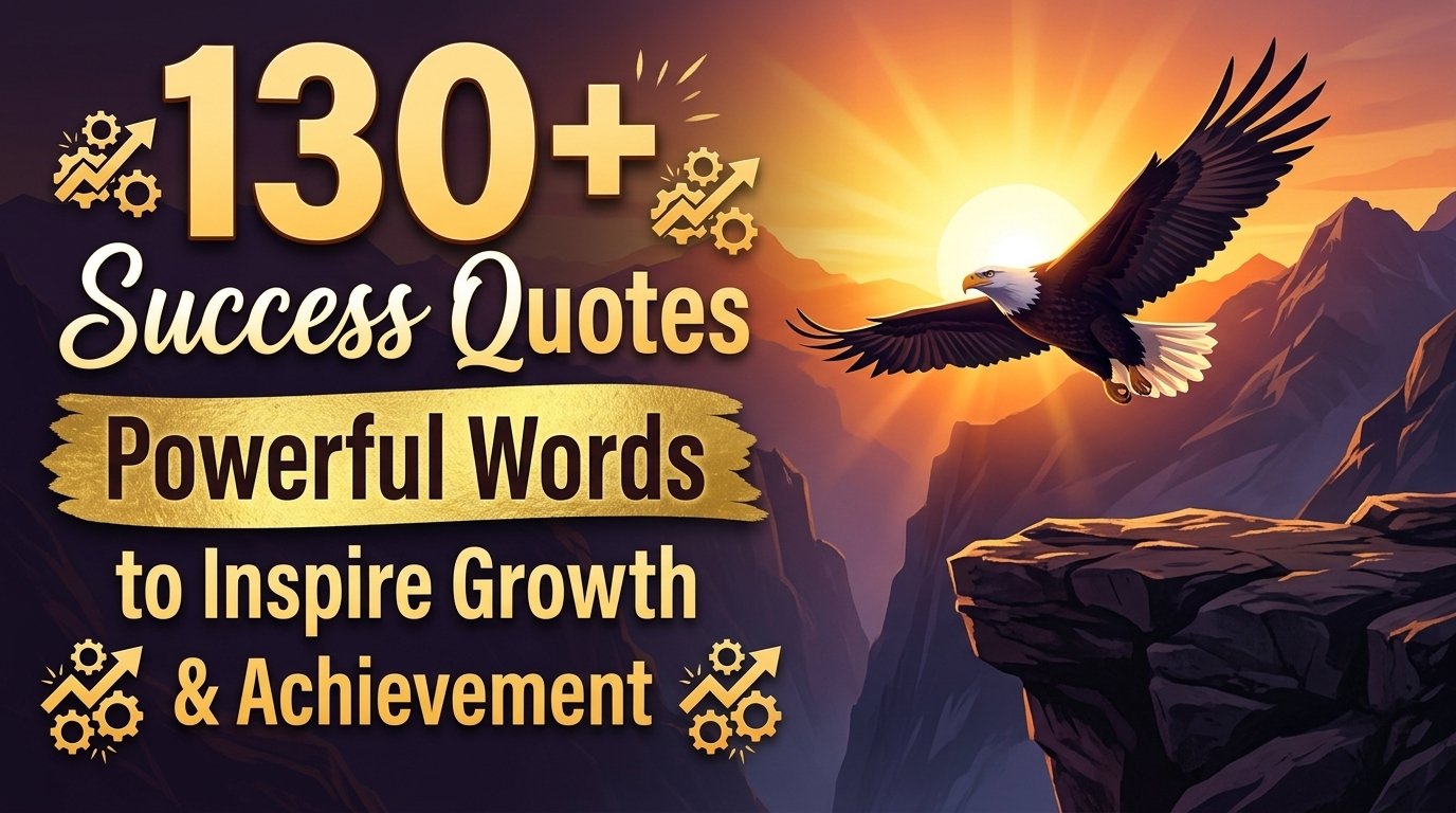 130+ Success Quotes Powerful Words to Inspire Growth & Achievement