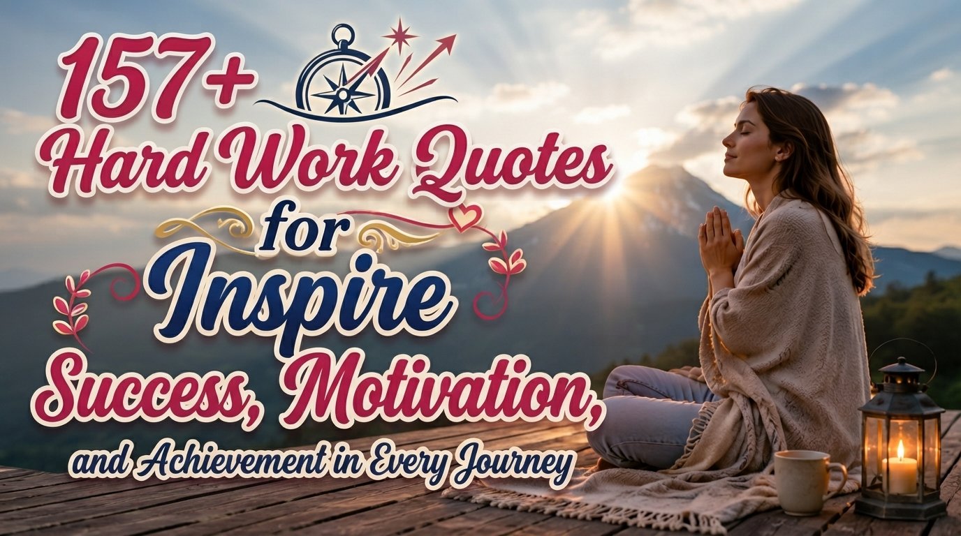 157+ Hard Work Quotes to Inspire Success, Motivation, and Achievement in Every Journey