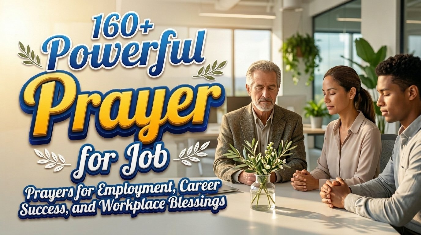 160+ Powerful Prayer for Job Prayers for Employment, Career Success, and Workplace Blessings