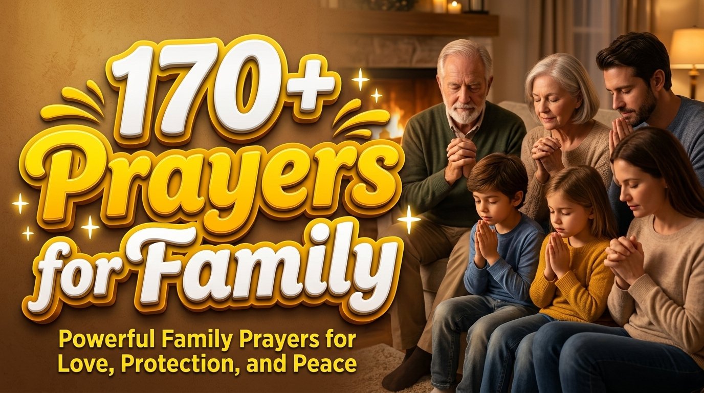 170+ Prayer for Family Powerful Family Prayers for Love, Protection, and Peace