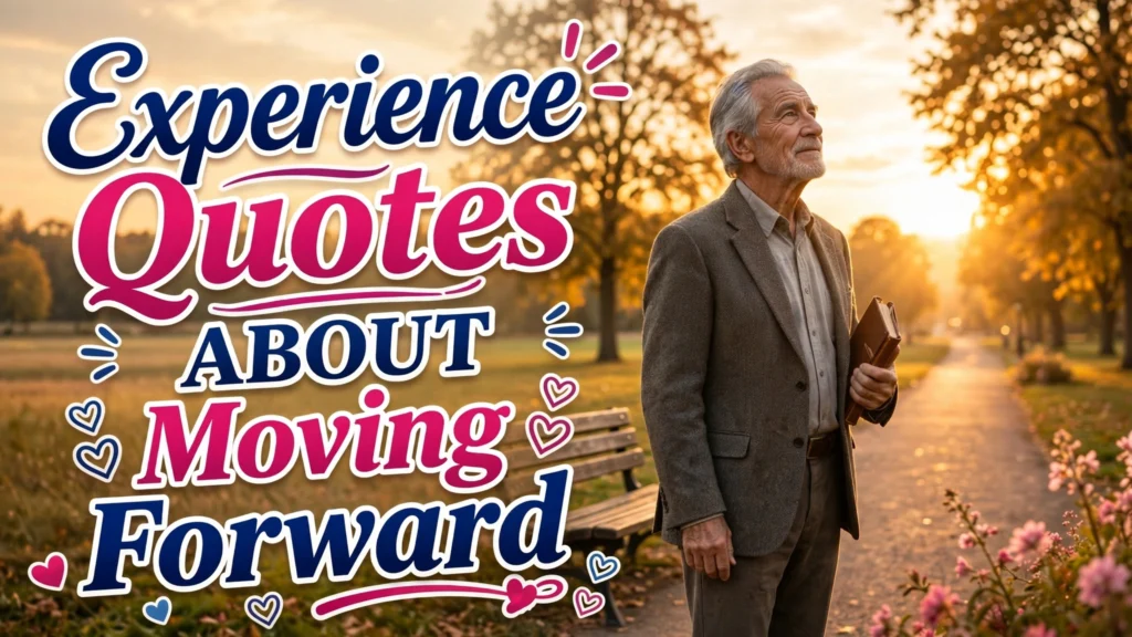 Experience Quotes About Moving Forward