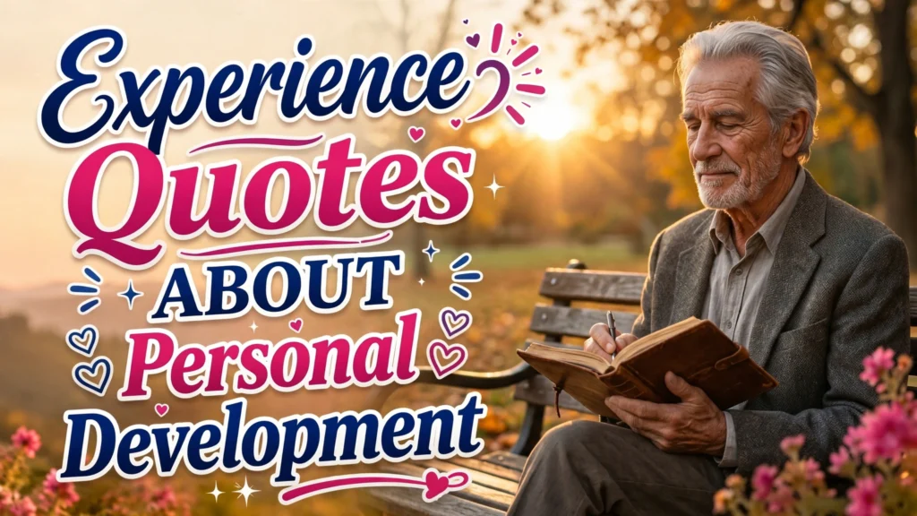 Experience Quotes About Personal Development