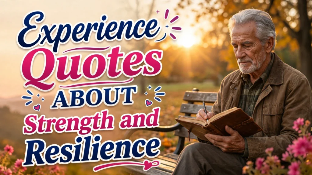 Experience Quotes About Strength and Resilience