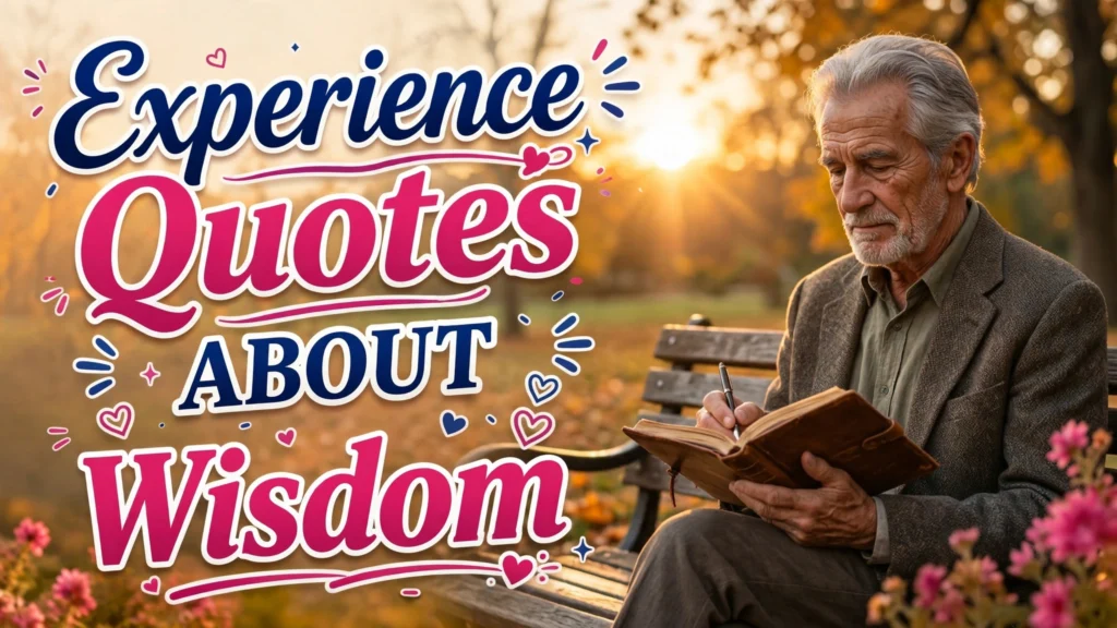 Experience Quotes About Wisdom