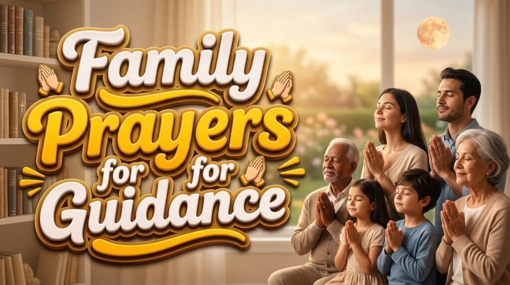 Family Prayers for Guidance