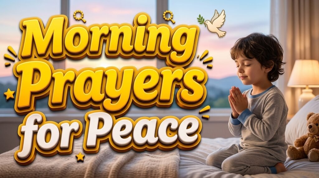 Morning Prayers for Peace