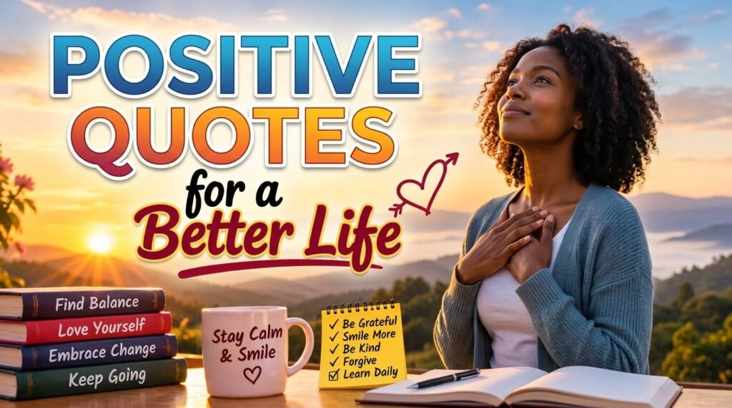 Positive Quotes for a Better Life