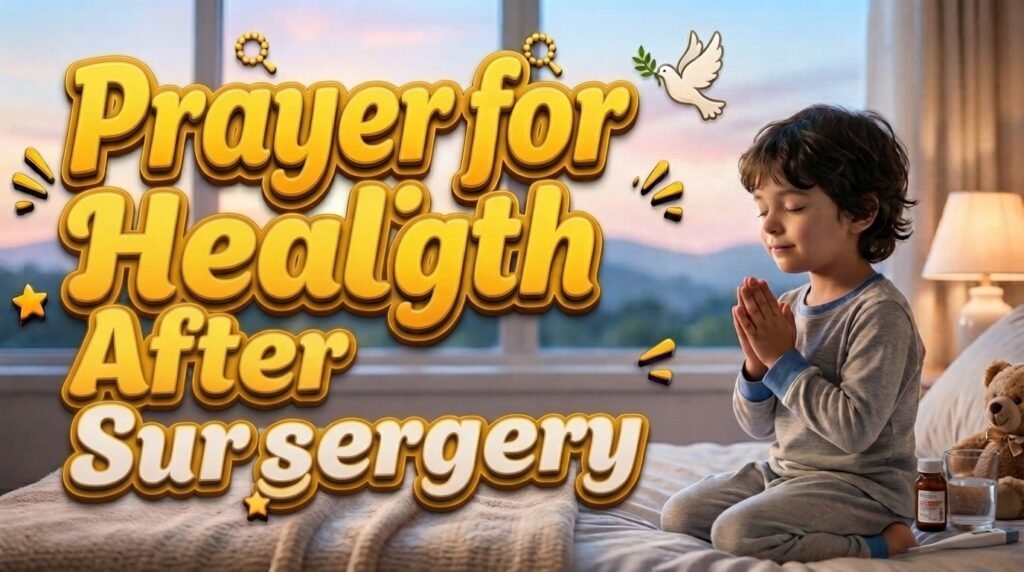 Prayer for Healing After Surgery