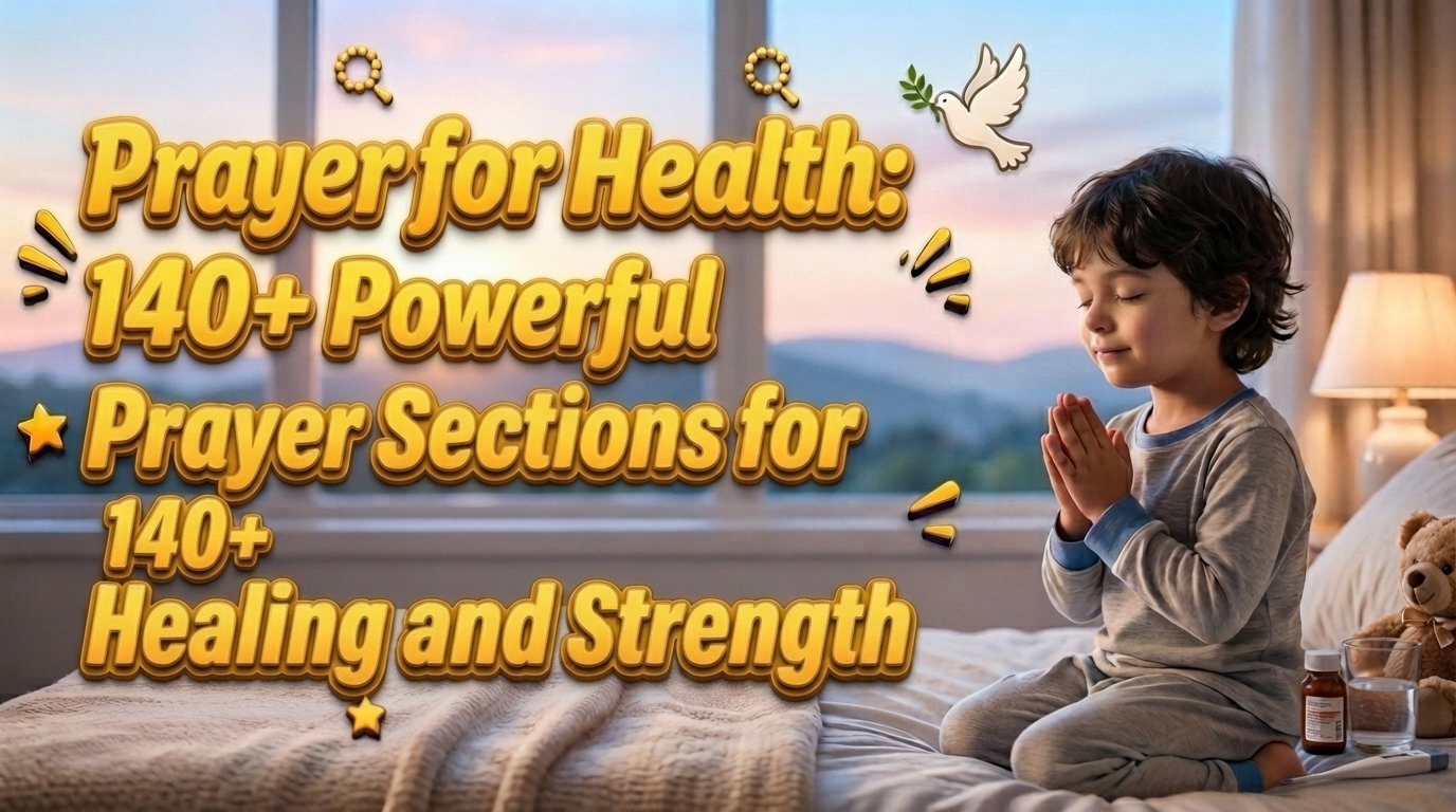 Prayer for Health 140+ Powerful Prayer Sections for Healing and Strength