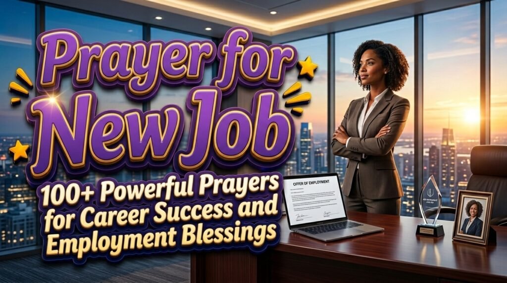Prayer for New Job 100+ Powerful Prayers for Career Success and Employment Blessings