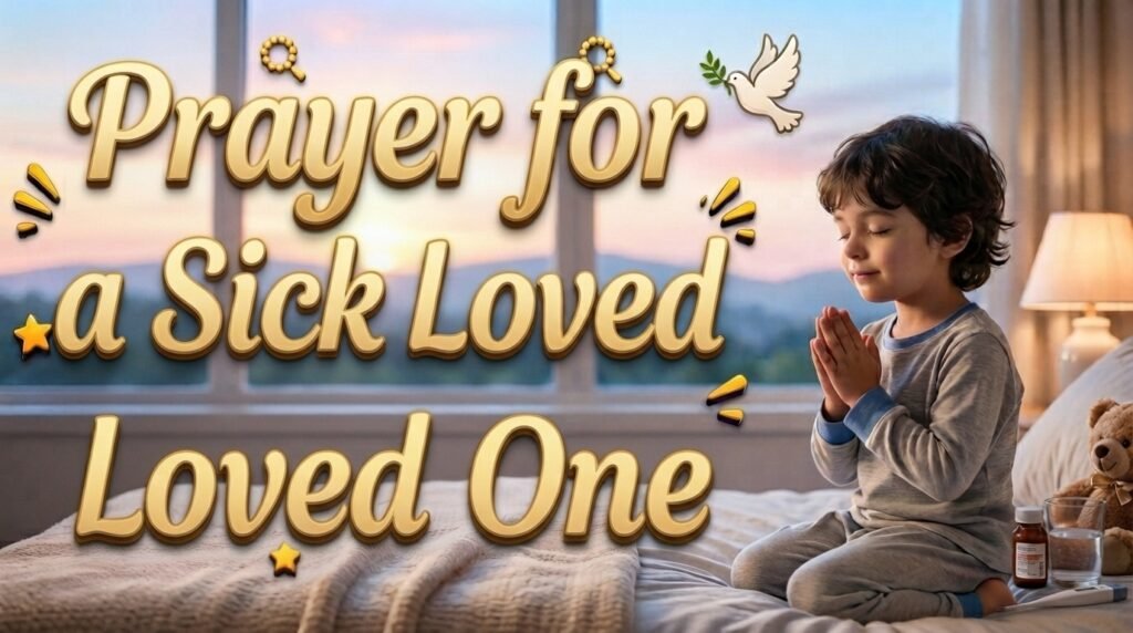 Prayer for a Sick Loved One