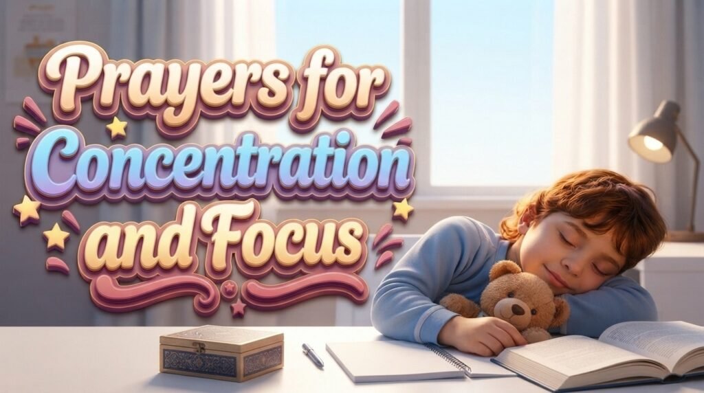 Prayers for Concentration and Focus