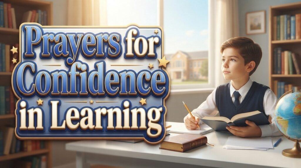 Prayers for Confidence in Learning