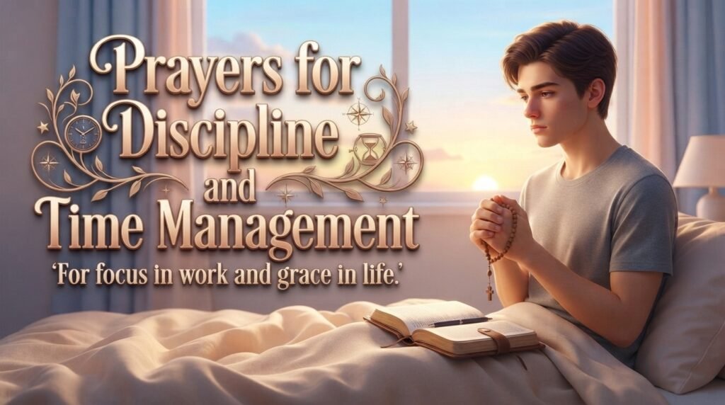 Prayers for Discipline and Time Management