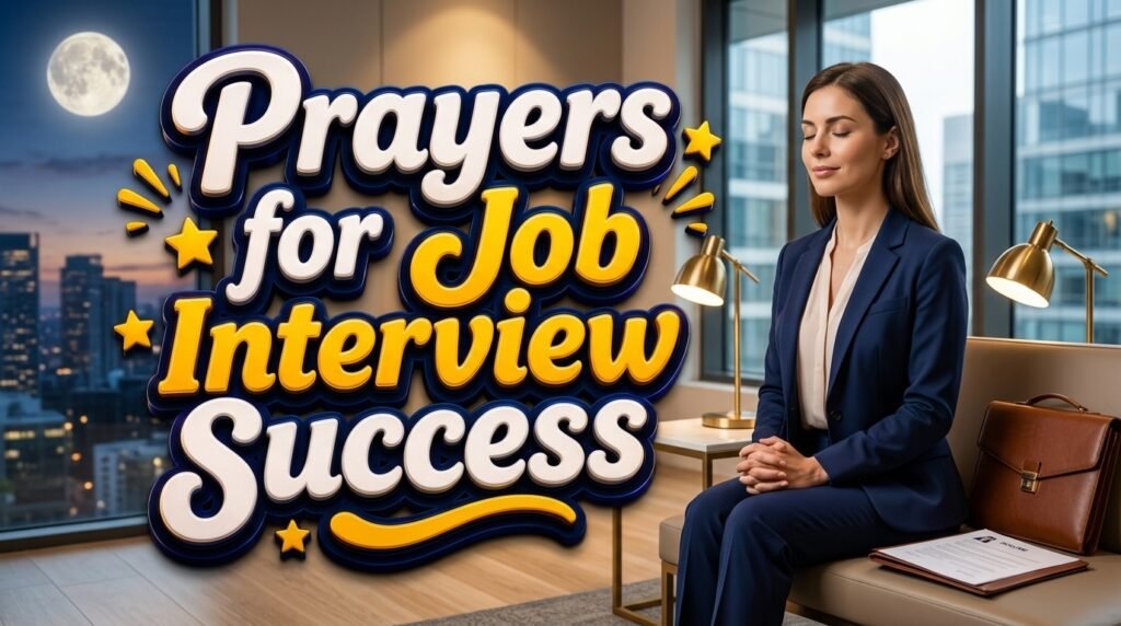 Prayers for Job Interview Success