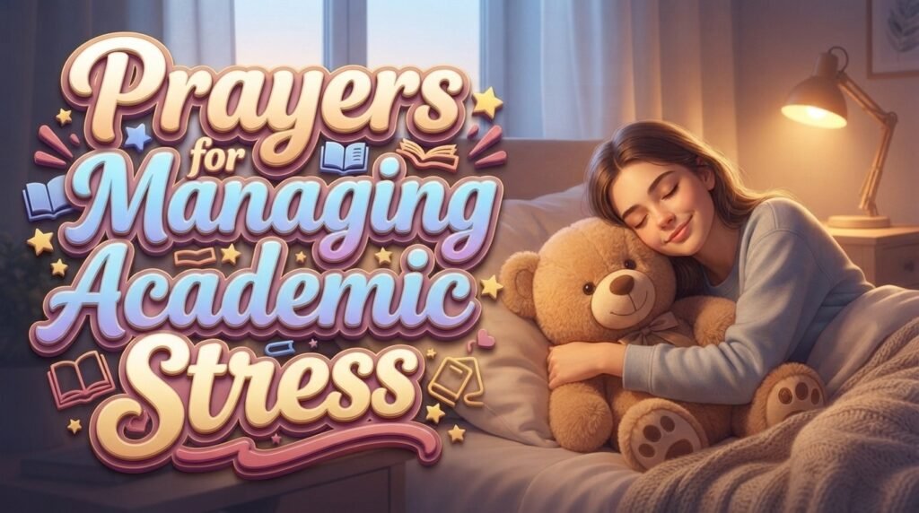 Prayers for Managing Academic Stress