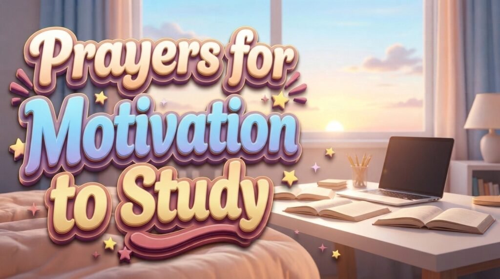 Prayers for Motivation to Study