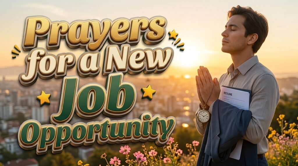 Prayers for a New Job Opportunity
