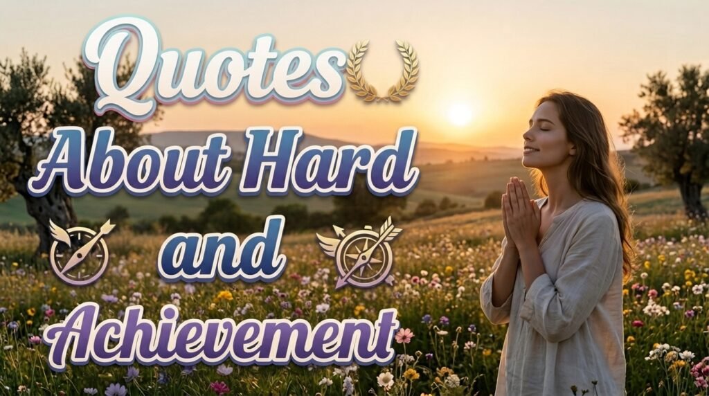 Quotes About Hard Work and Achievement