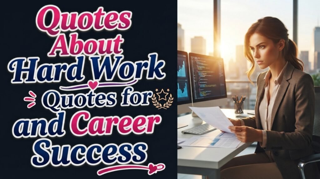 Quotes About Hard Work and Career Success