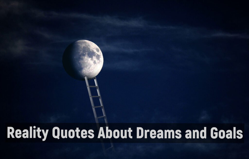 Reality Quotes About Dreams and Goals