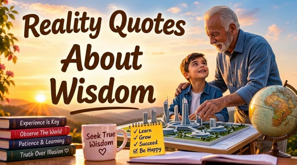 Reality Quotes About Wisdom