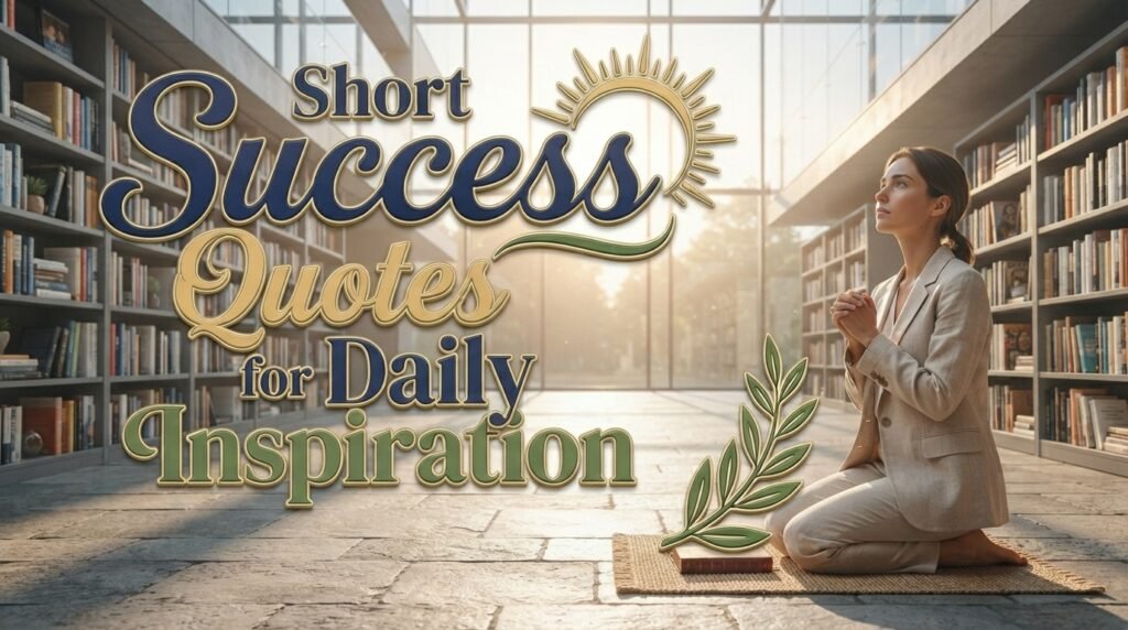 Short Success Quotes for Daily Inspiration