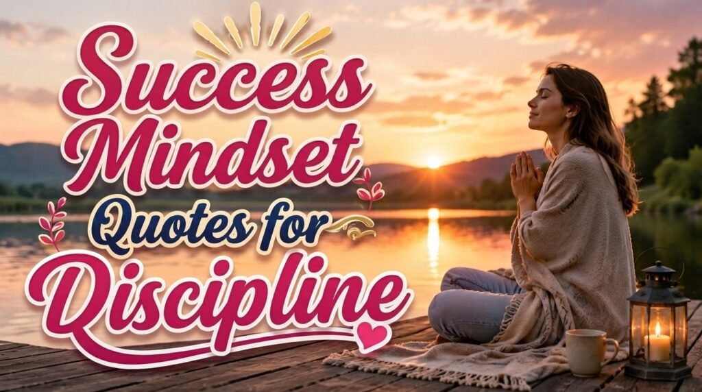 Success Mindset Quotes for Discipline