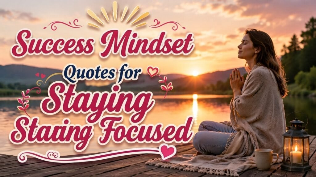 Success Mindset Quotes for Staying Focused
