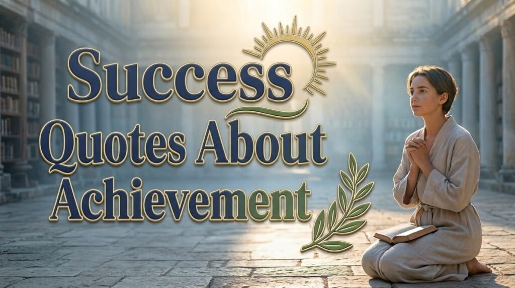 Success Quotes About Achievement