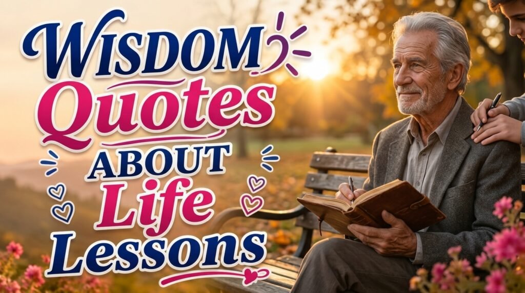 Wisdom Quotes About Life Lessons