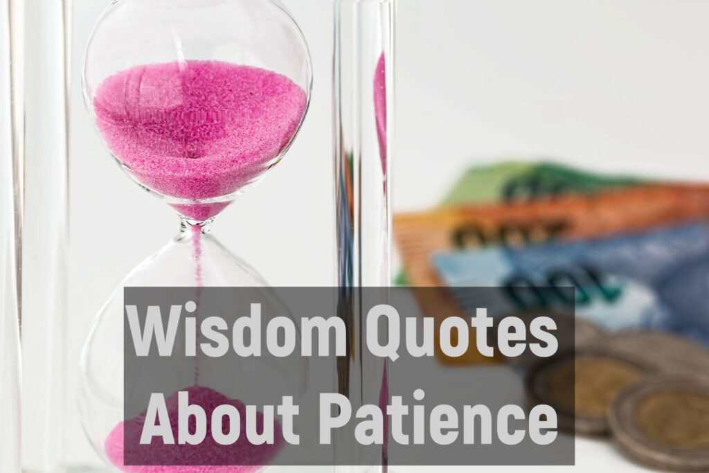 Wisdom Quotes About Patience