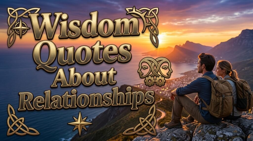 Wisdom Quotes About Relationships