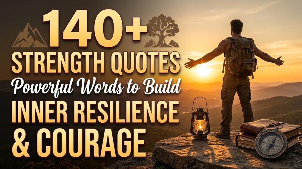 140+ Strength Quotes Powerful Words to Build Inner Resilience & Courage