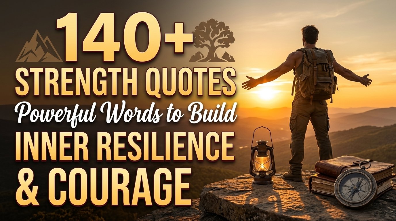 140+ Strength Quotes Powerful Words to Build Inner Resilience & Courage