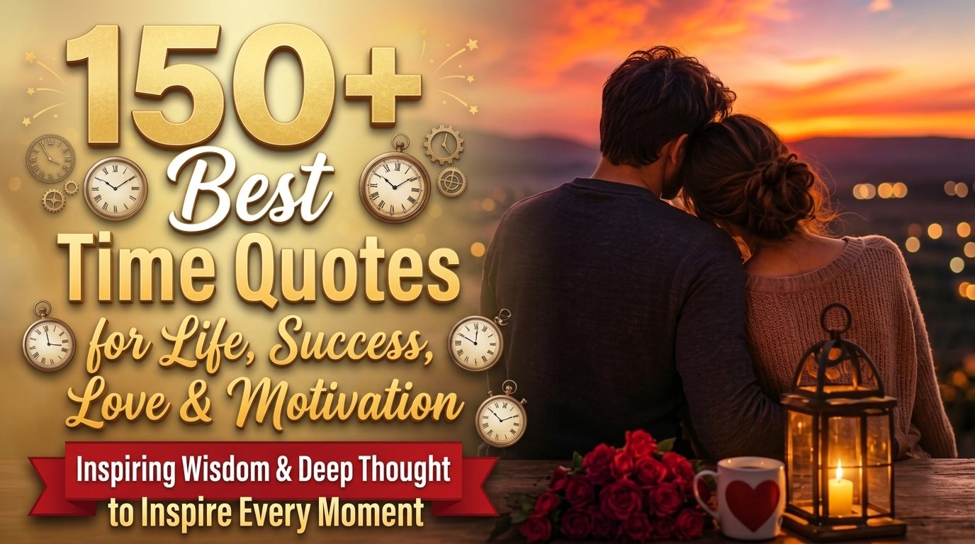 150+ Time Quotes for Life, Success, Love & Motivation to Inspire Every Moment