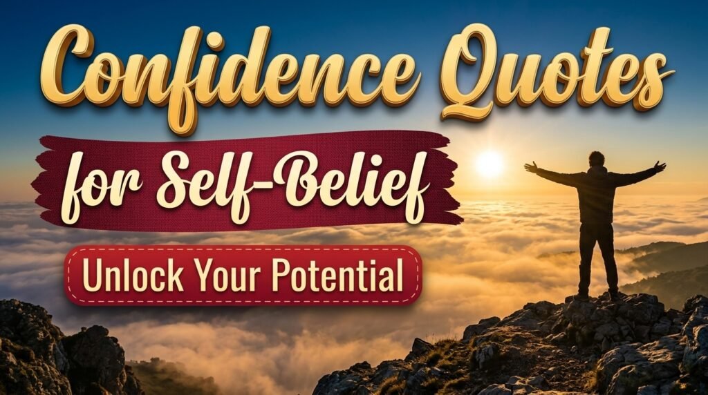  Confidence Quotes for Self-Belief