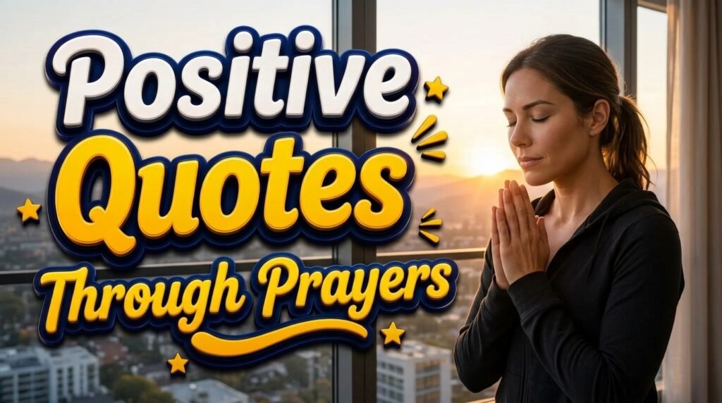 Positive Thoughts Through Prayers