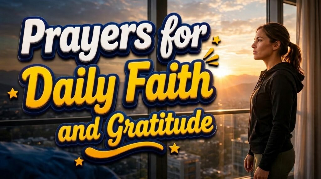 Prayers for Daily Faith and Gratitude