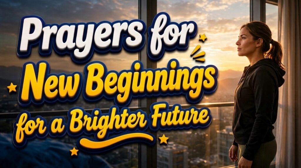 Prayers for New Beginnings