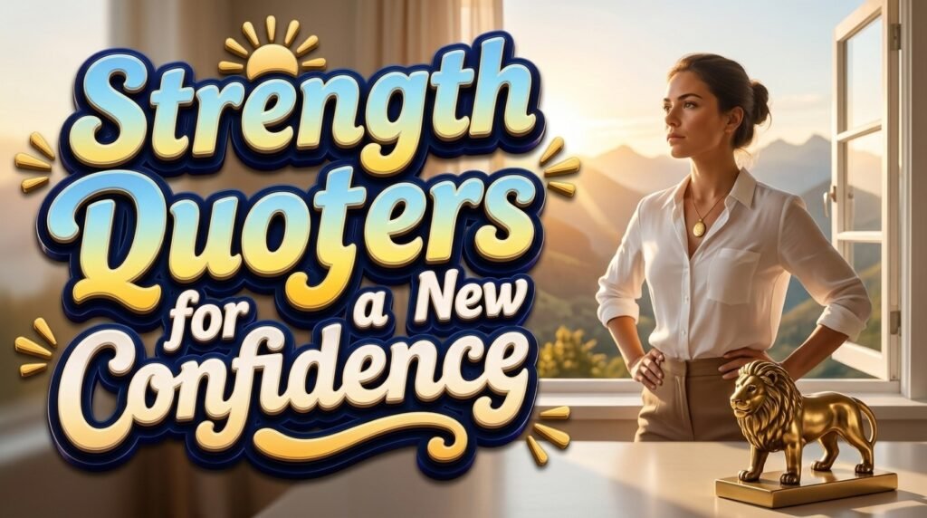 Strength Quotes for Confidence