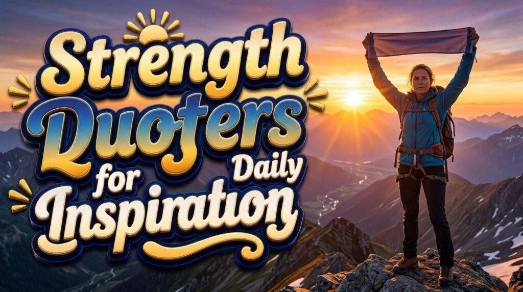 Strength Quotes for Daily Inspiration