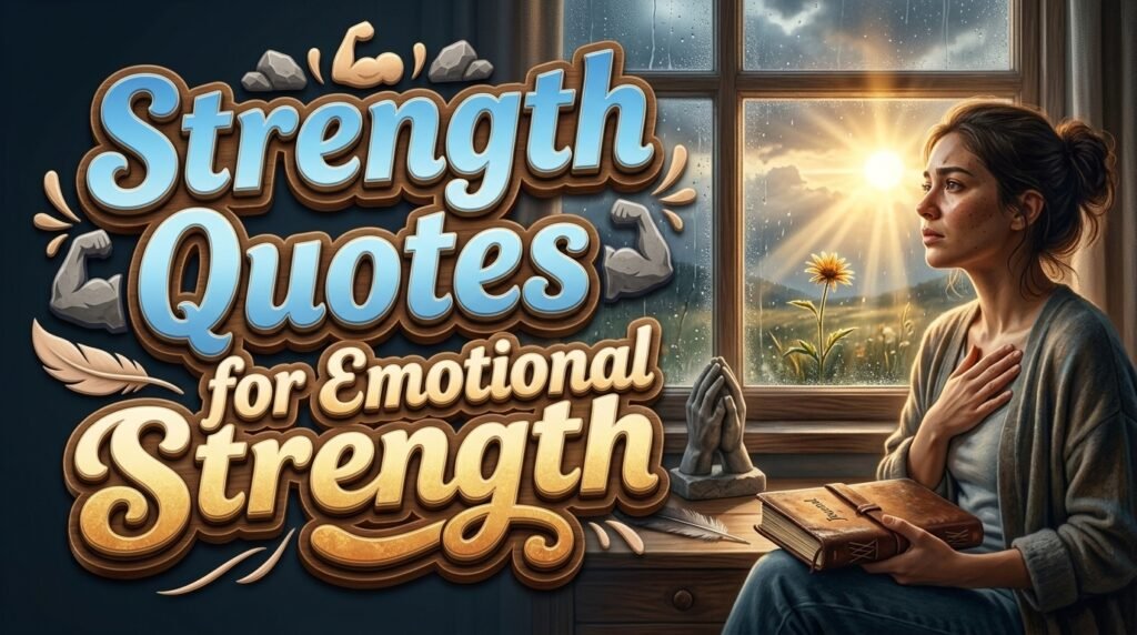 Strength Quotes for Emotional Strength