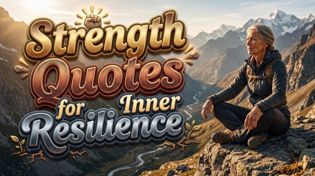 Strength Quotes for Inner Resilience
