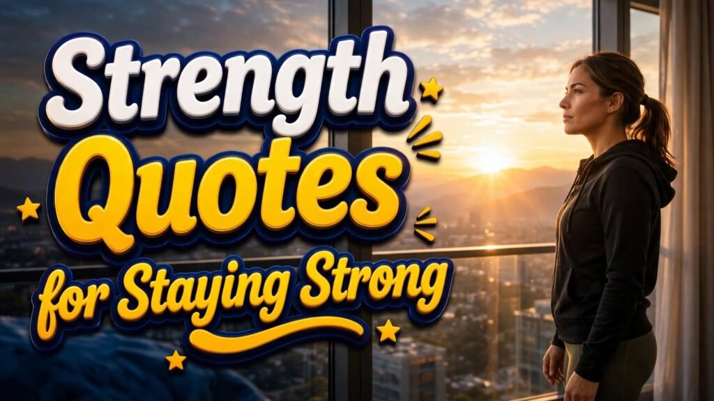Strength Quotes for Staying Strong
