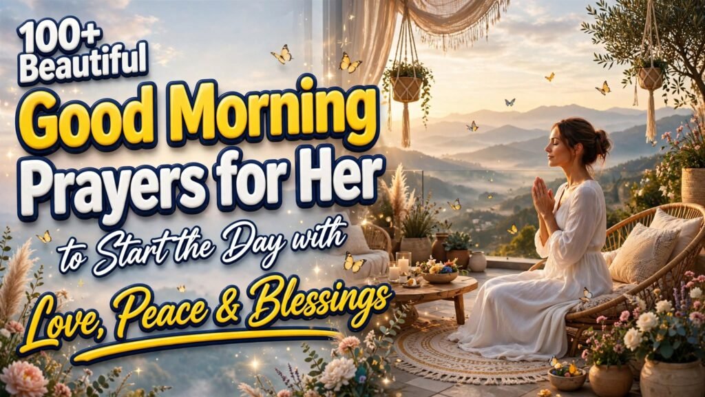 100+ Beautiful Good Morning Prayers for Her to Start the Day with Love, Peace & Blessings