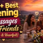 100+ Best Good Evening Messages for Friends (Warm & Heartfelt)