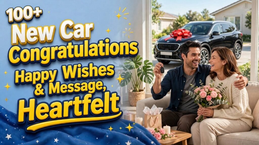 100+ New Car Congratulations Happy Wishes & Message, Heartfelt (Seo Wins)