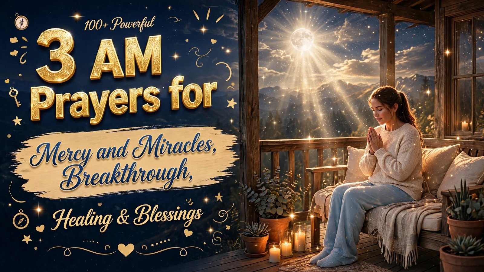 100+ Powerful 3 AM Prayers for Mercy and Miracles, Breakthrough, Healing & Blessings