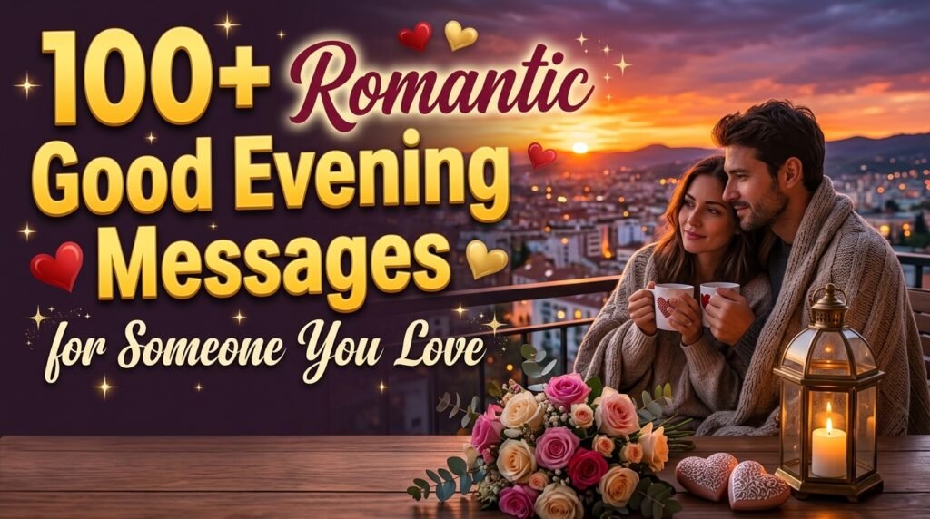 100+ Romantic Good Evening Messages for Someone You Love